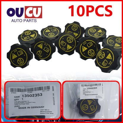 10PCS Original Engine Radiator Cap Coolant Recovery Tank Cap OEM 13502353 13598760 316702182 For Chevrolet Cruze Opel Astra