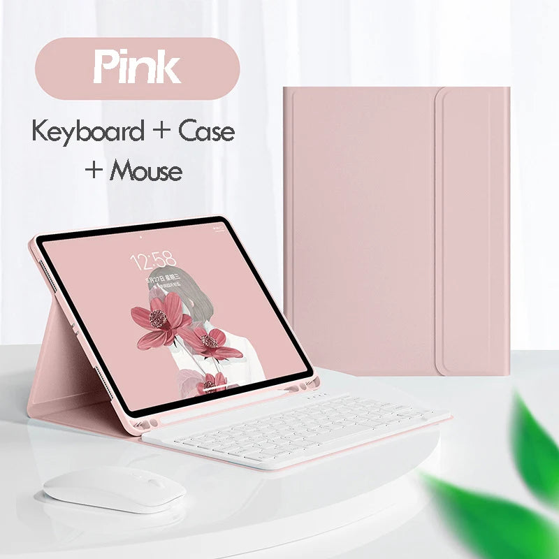 for iPad Air 5 Air 4 10.9 Magnetic Keyboard Case for iPad Pro 11 2022 10.2 7 8 9 10th Gen Air 3 10.5 Smart Stand Case Cover