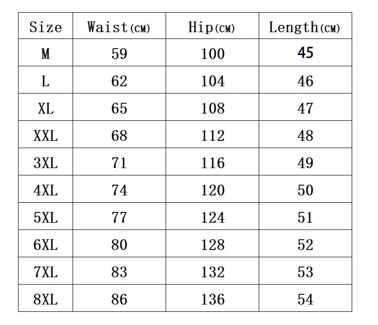 Summer New Arrival Sports Shorts Men New Comfortable Elastic Waist Clothing Male Breathable Short Trousers Plus 6XL 7XL 8XL