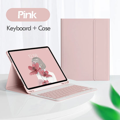 for iPad Air 5 Air 4 10.9 Magnetic Keyboard Case for iPad Pro 11 2022 10.2 7 8 9 10th Gen Air 3 10.5 Smart Stand Case Cover